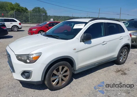 2013 Mitsubishi Outlander Sport Le из США, поврежденный, VIN 4A4AP5AUXDE018201